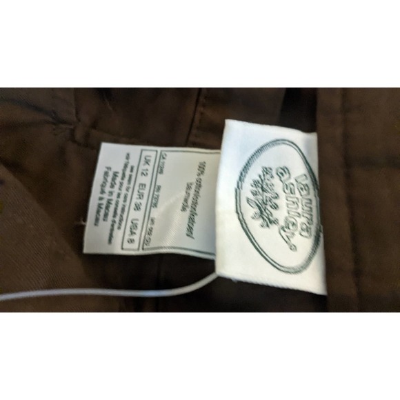 Laura Ashley Brown Maxi Skirt Cotton Size 12 (Runs Small) NWT - Picture 9 of 14